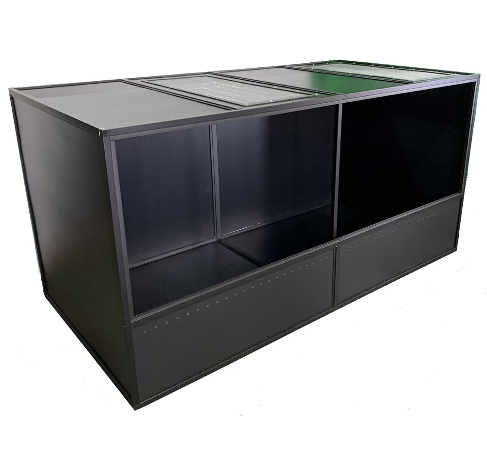 Essential 8 Foot PVC & Aluminum Enclosure - 96 L x 48 W x 48 H is big enough for many larger reptiles