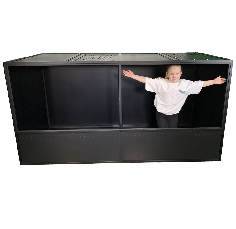 Essential 8 Foot PVC & Aluminum Enclosure - 96 L x 48 W x 48 H is over 900 gallons