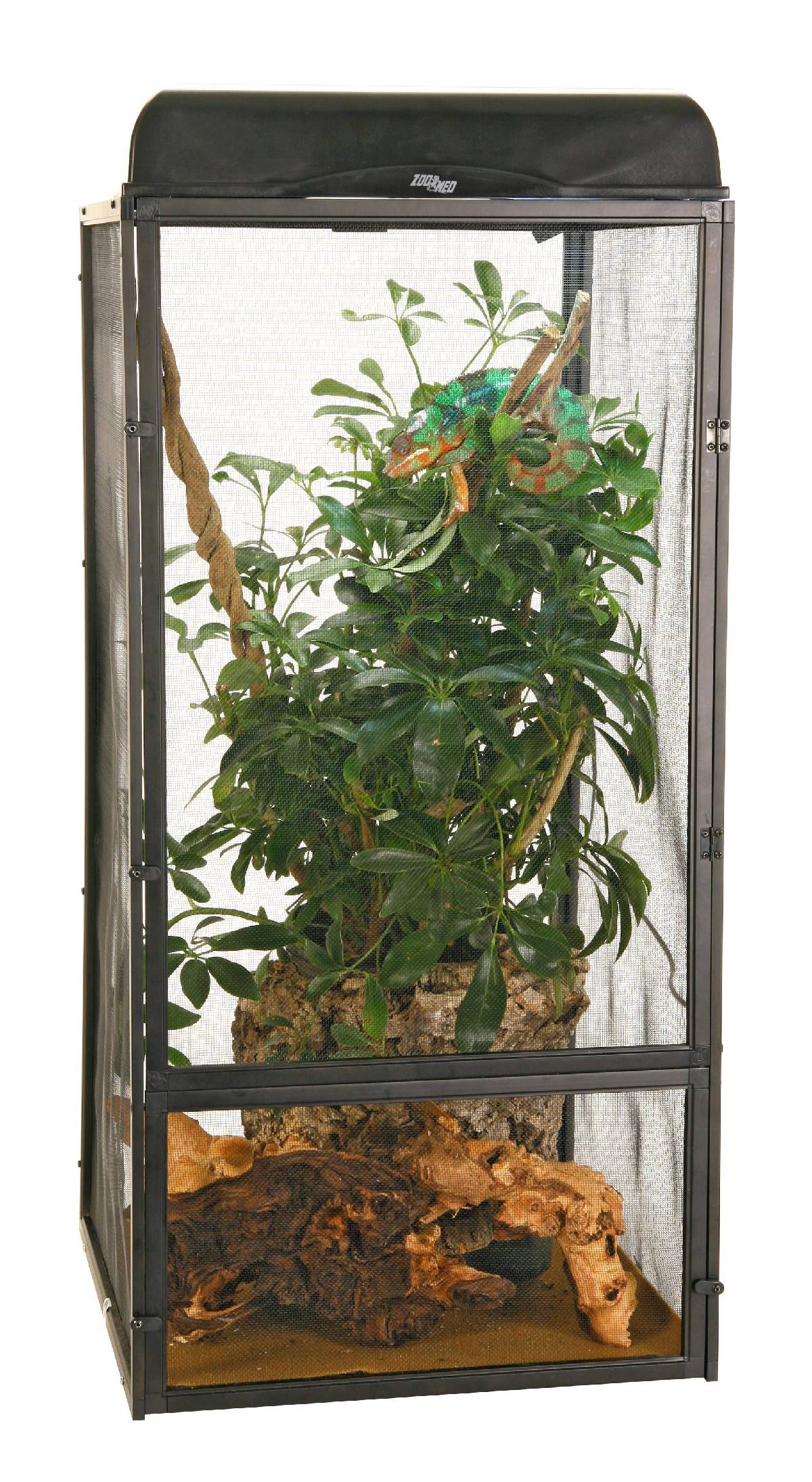 Zoo Med ReptiBreeze Aluminum Screen Cage (Medium - 16x16x30)